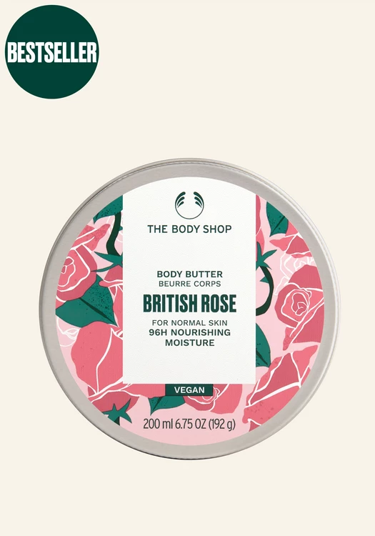 کره بدن British Rose بادی شاپ